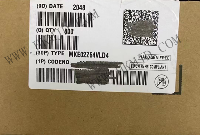 全新原裝NXP 32位MCU MKE02Z64VLD4 MKE02Z64 Kinetis KE02 微控制器 IC