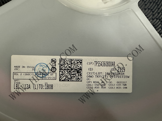 （分銷(xiāo)TI）電源IC TPS54360BDDAR 60V 輸入、3.5A 降壓直流/直流轉(zhuǎn)換器