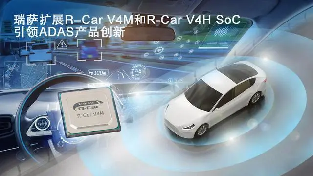 瑞薩推出高能效第四代R-Car車用SoC—R-Car V4M系列，引領(lǐng)ADAS產(chǎn)品創(chuàng)新