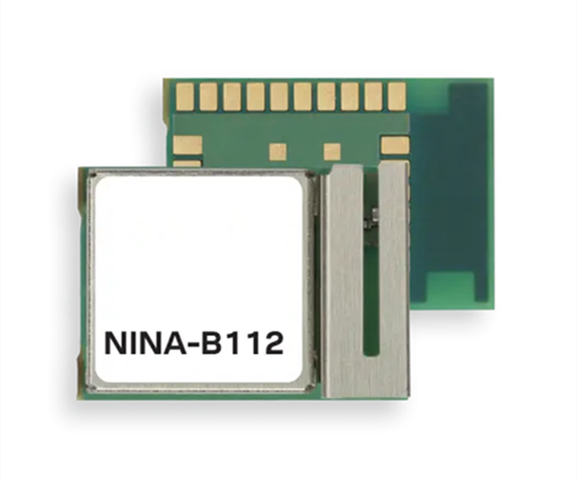 NINA-B112-06B一款配有內(nèi)置天線u-blox 10.0x14.0 mm的藍(lán)牙 5.0 低功耗模塊