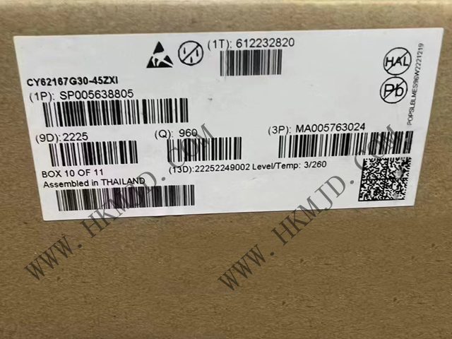 供應(yīng) Infineon CY62167G30-45ZXI 高性能靜態(tài)隨機(jī)存取存儲(chǔ)器（SRAM）