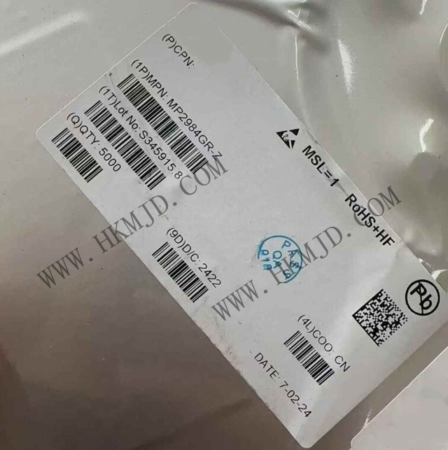 [供應(yīng)] MP2984GR (MPS) 36V，四開關(guān)同步降壓-升壓型控制器