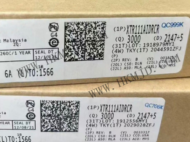【明佳達(dá)現(xiàn)貨】TI德州儀器 XTR111AIDRCR 電壓電流轉(zhuǎn)換器 原裝正品