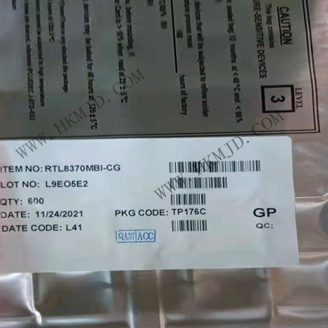 Realtek RTL8370MBI 高性能8+2端口千兆以太網(wǎng)交換芯片，明佳達(dá)電子現(xiàn)貨供應(yīng)
