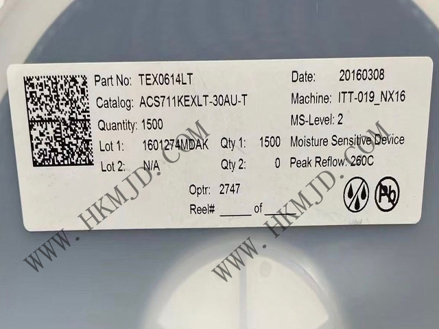 Allegro ACS711KEXLT-30AU 霍爾效應(yīng)線性電流傳感器，帶過流故障輸出，適用于隔離應(yīng)用