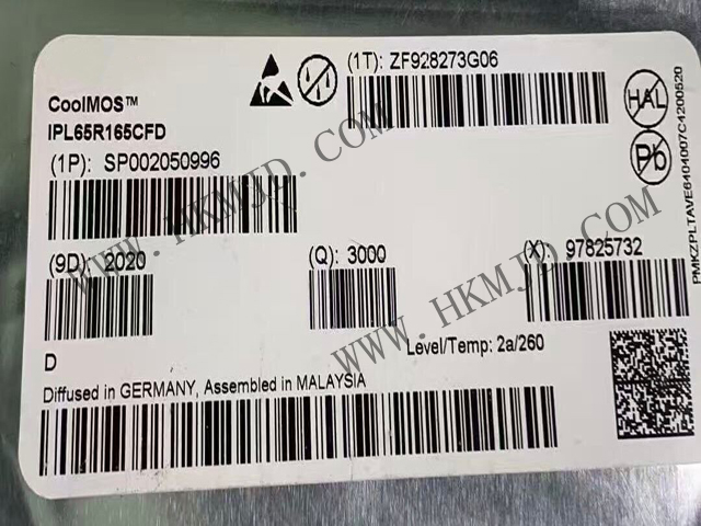 供應(yīng) 英飛凌 IPL65R165CFD CoolMOS? N溝道功率MOSFET晶體管